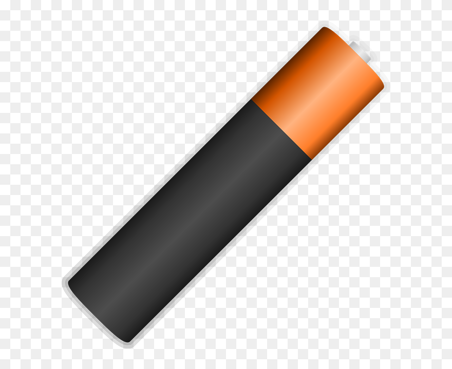 Battery, Cell, Energy, Charge, Electricity, Power - Aa Battery Vector Free Clipart