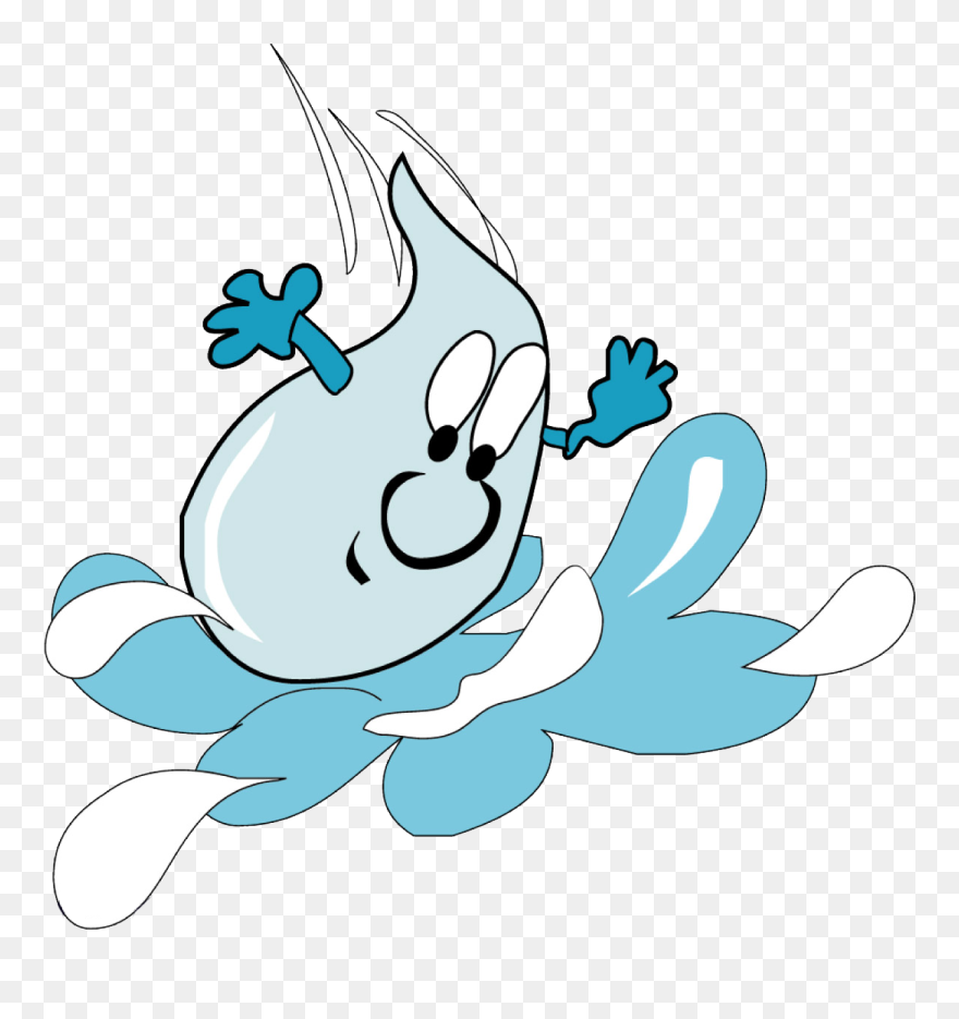 Transparent Water Drops Clipart - Recoleccion Ciclo Del Agua - Png Download