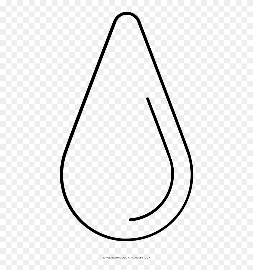 Droplets Clipart Drawn Water - Line Art - Png Download
