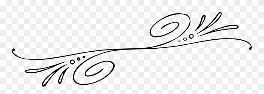 Clipart Designs Simple - Design Simple Floral Line - Png Download