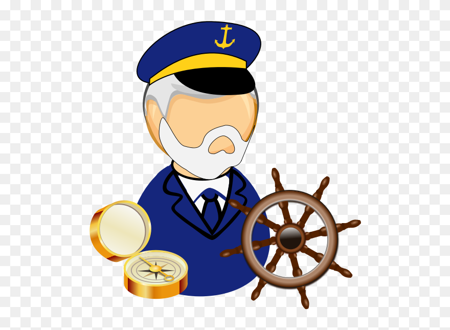 Sea Captain - Captain Of Ship Clipart - Png Download
