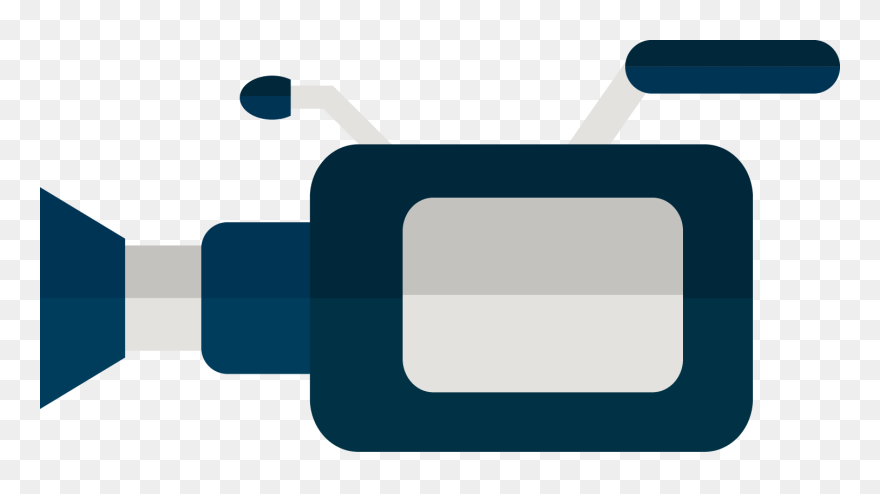 Video Cameras Photography - Logo Video Flat Design Clipart