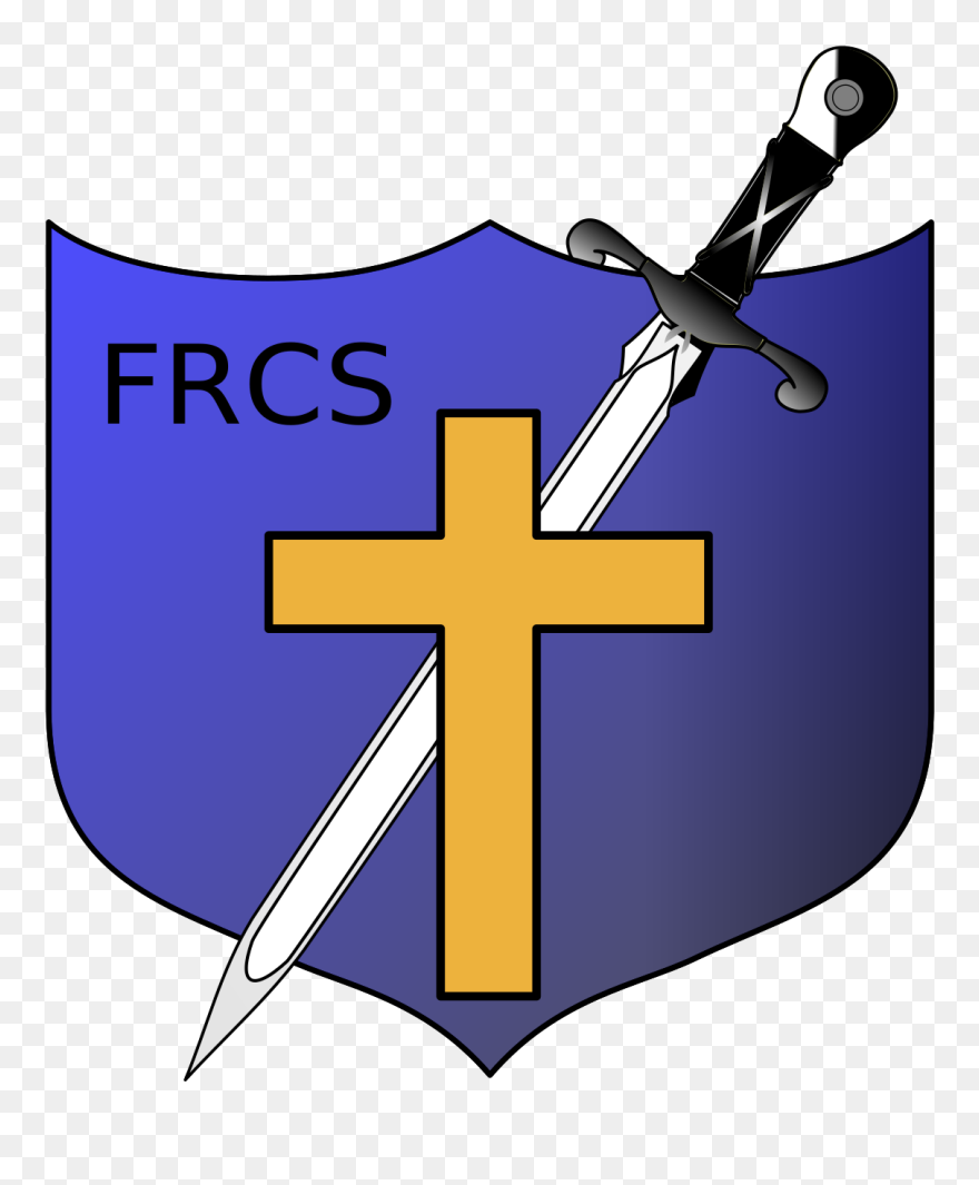 Graphic Sword With A Cross Clipart