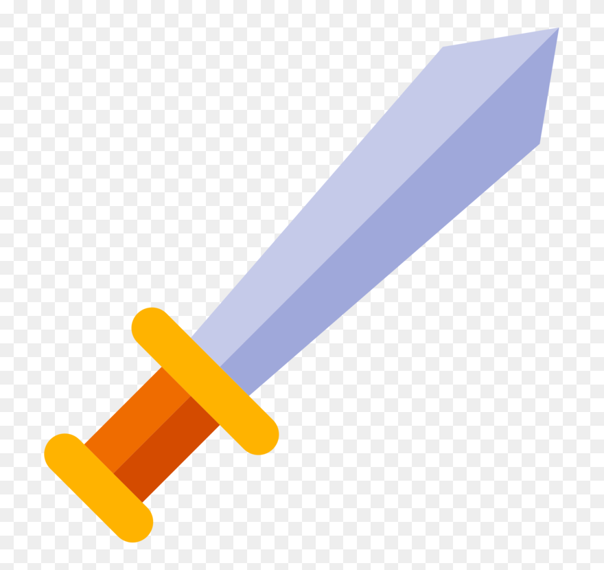 Line,angle,yellow - Sword And Shield Icons Clipart