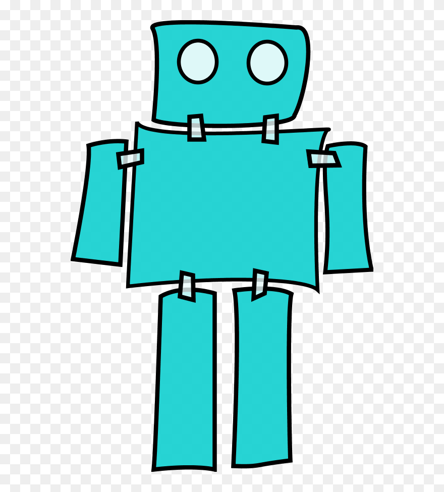 Vector Clip Art - Cartoon Robot Jpg - Png Download