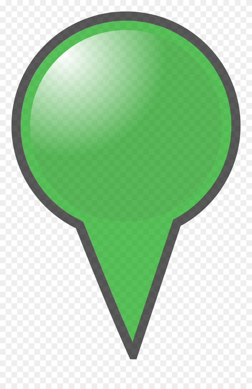 Drawing Clip Art Icon - Ping Google Map - Png Download