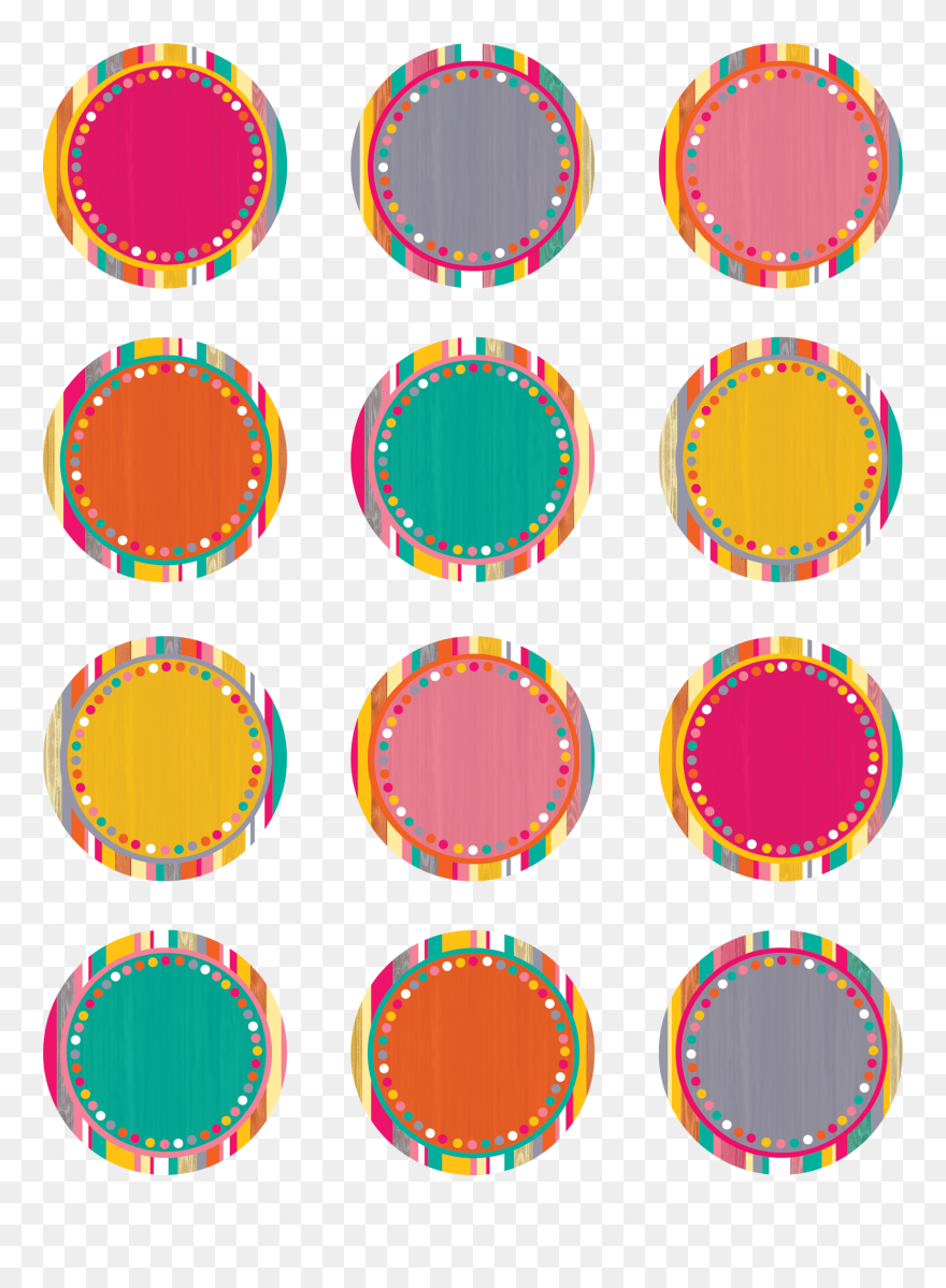 Transparent Accents Clipart - Tropical Punch Mini Stickers - Png Download