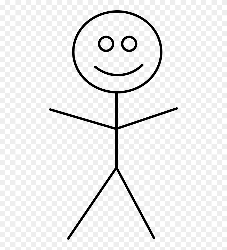 Transparent Family Stick Figures Clip Art - Stick Figure Transparent Background - Png Download