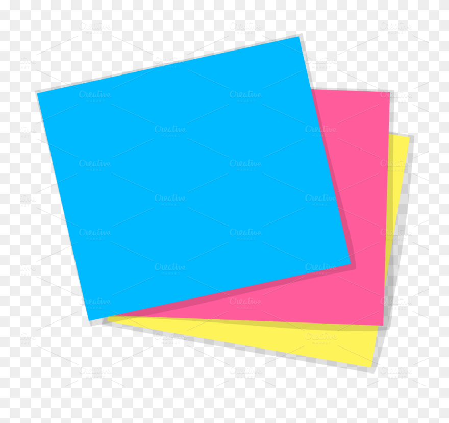 Tracing Clipart Blue - Colored Paper Transparent Background - Png Download