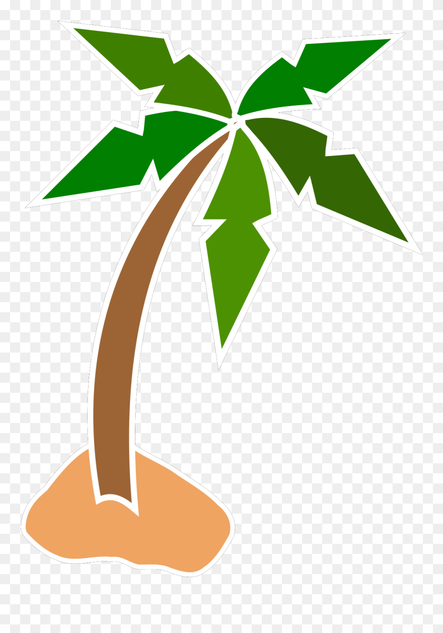 Png Cartoon Coconut Tree Clipart