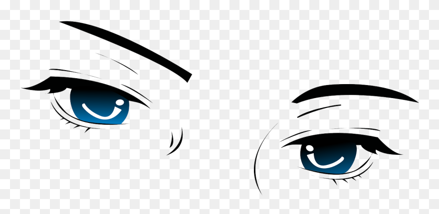 Eyes,blue Vector Graphics,free Pictures, Free Photos, - Male Anime Eyes Png Clipart