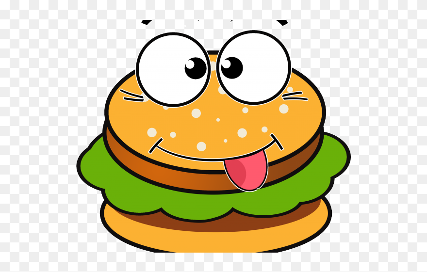 Cheeseburger Cliparts - Comic Png Comida Transparent Png