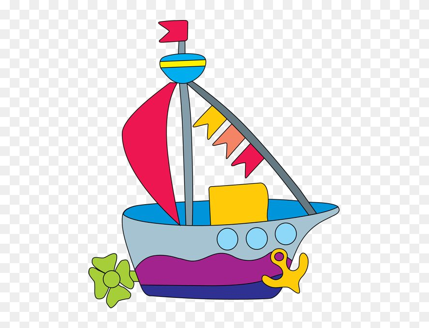 Explore Cute Clipart, Transportation Theme, And More - Toy Boat Clipart - Png Download
