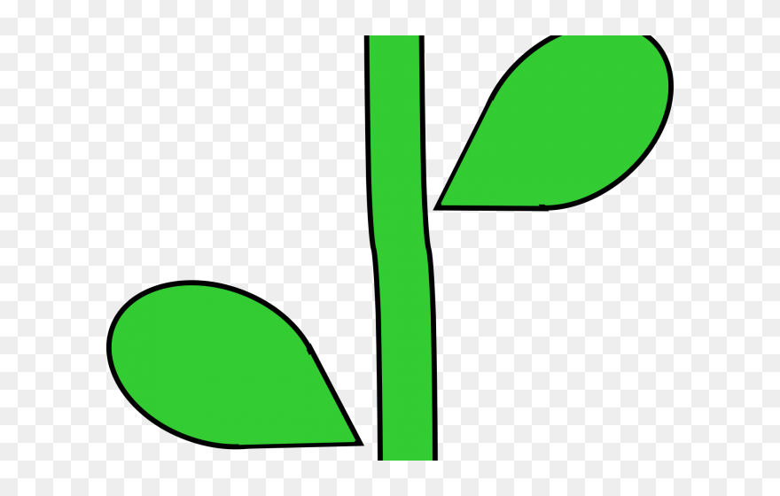 Cartoon Long Stem Flower Clipart