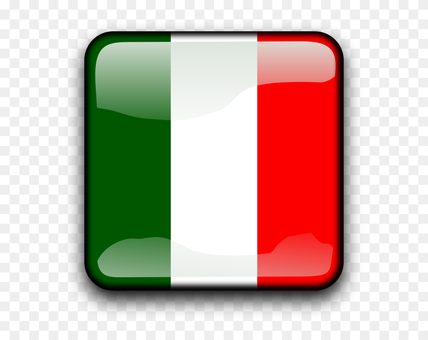 Sticky Note Pink Clip Art Download - Flag Italy Square - Png Download