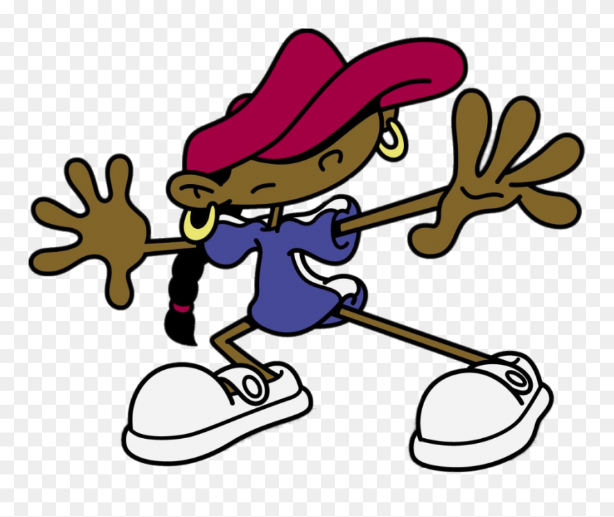 Black 90s Cartoons Characters Clipart