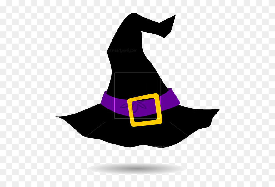 Witch Hat Illustration Free Clipart Clip Free Witch - Witch Hat Vector - Png Download