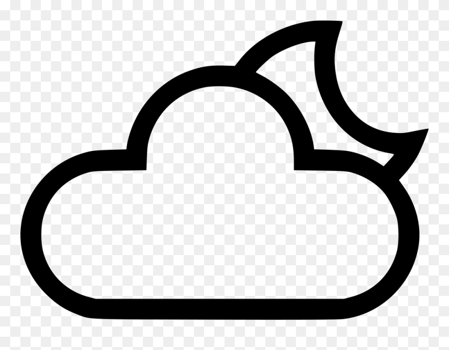 Partly Cloudy Night Clipart