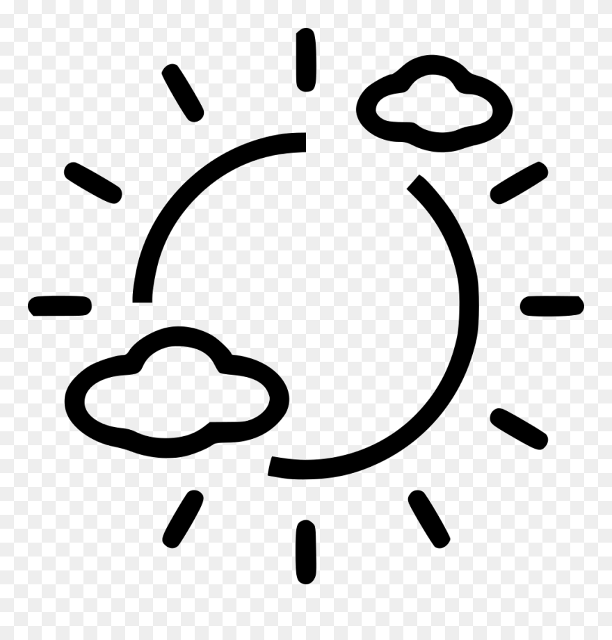 Day Partly Cloudy Icon Clipart Pinclipart