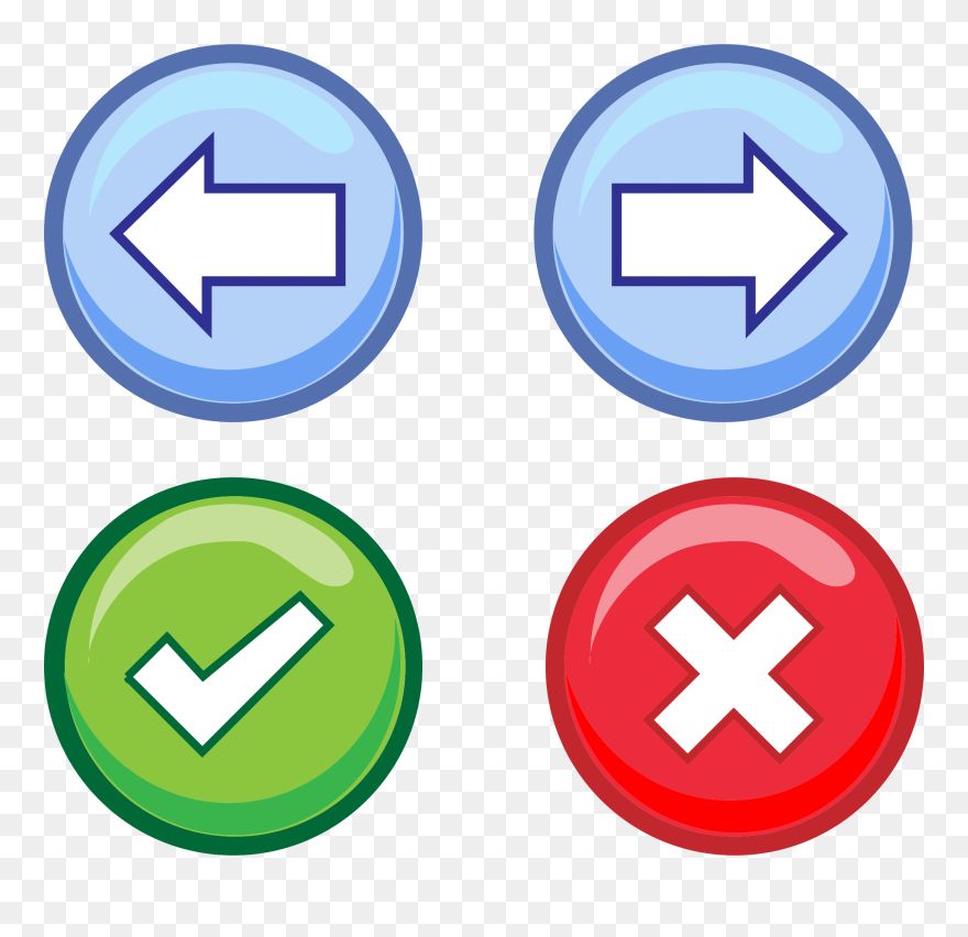 Web Clipart Buttons - Buttons For Website Png Transparent Png
