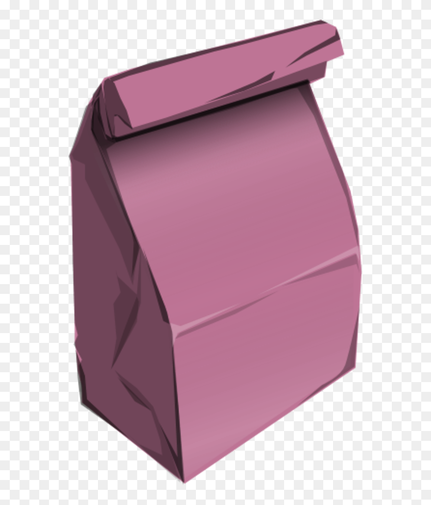 Vector Clip Art - Brown Paper Bag Cartoon - Png Download