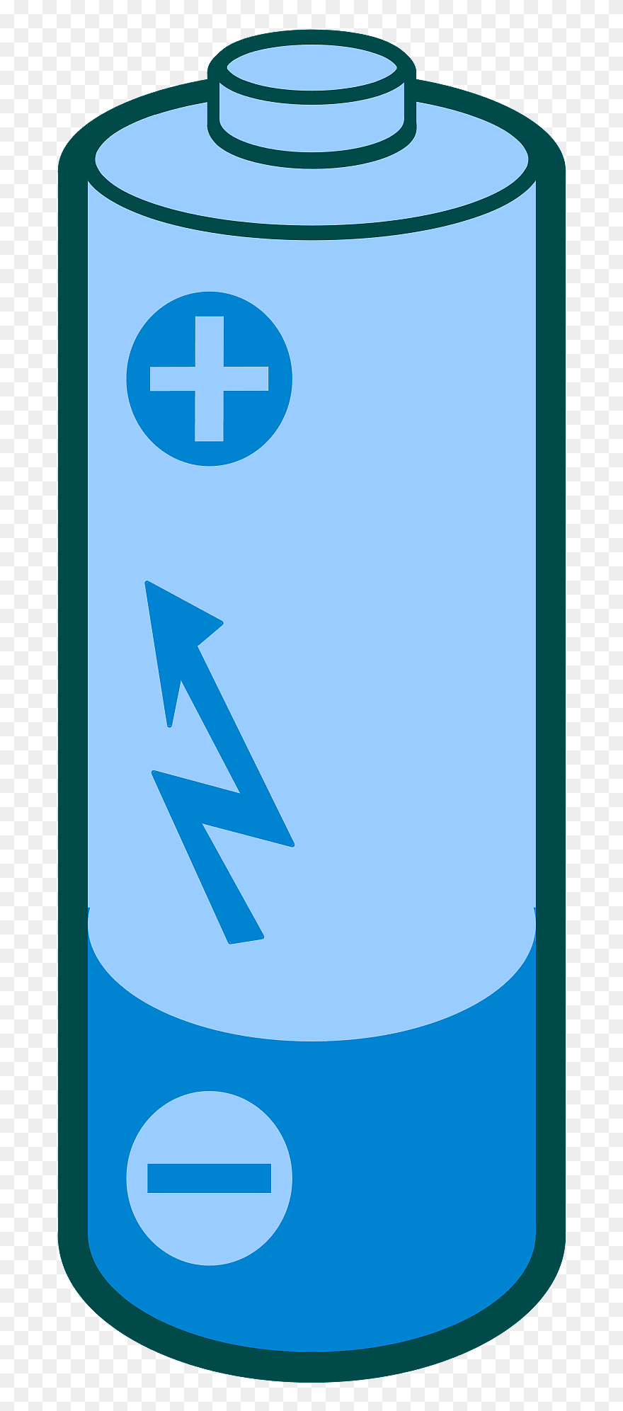 Cartoon Battery Clipart - Png Download
