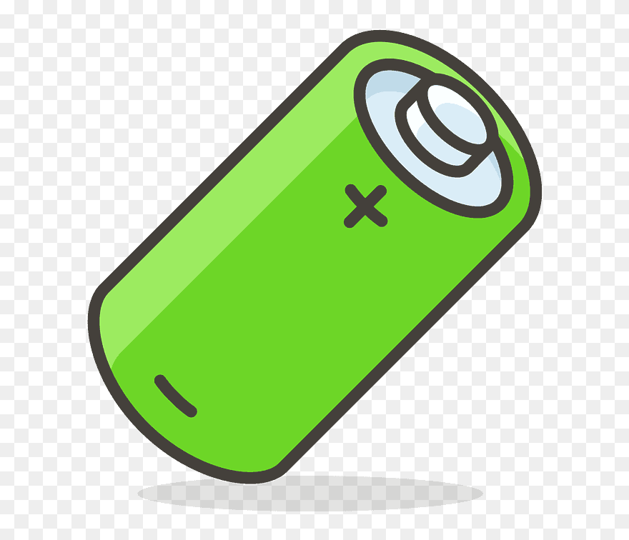 Battery Emoji Clipart - Symbol Akku - Png Download