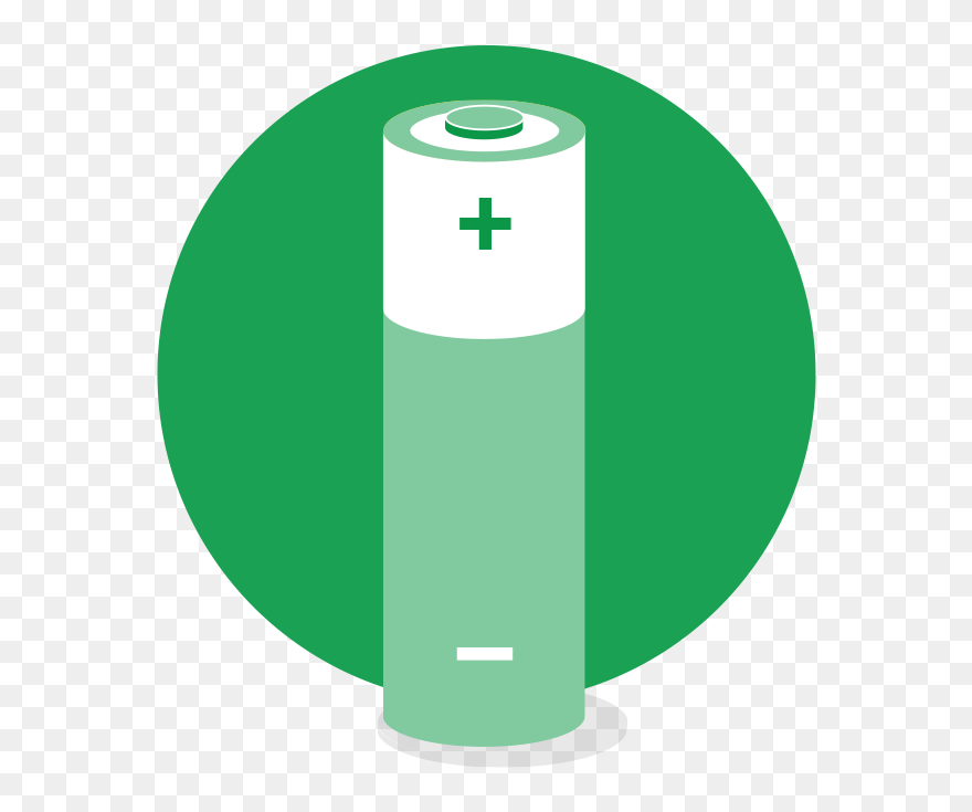 Big On Batteries - Circle Clipart