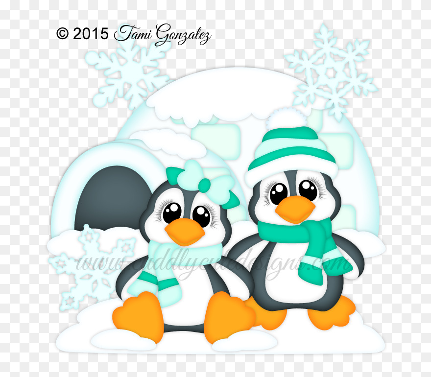 Pinguino Nevada Dibujos Clipart