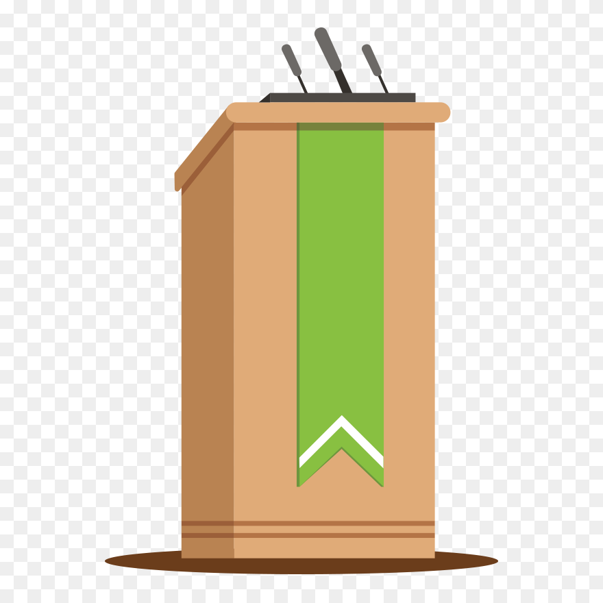Speakers Clipart Podium Speaker - Clipart Podium - Png Download