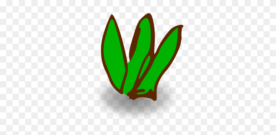 Plant,grass,leaf - Clip Art Small Bush - Png Download