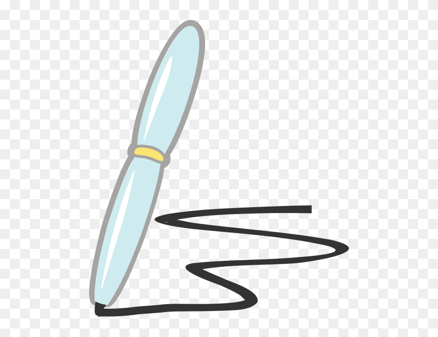 Cartoon Pen Clip Art - Png Download
