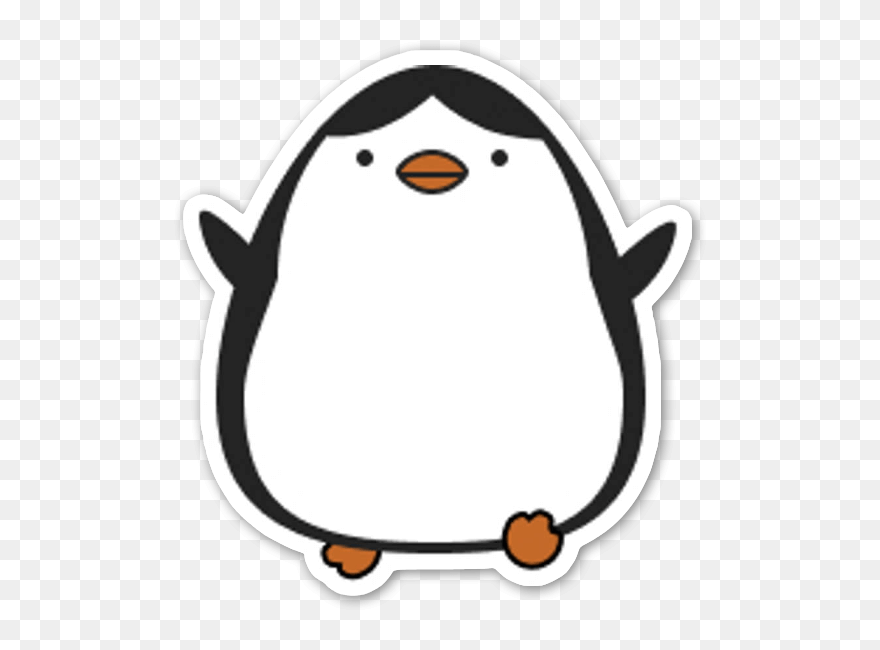 Yay Penguin Sticker - Adã©lie Penguin Clipart