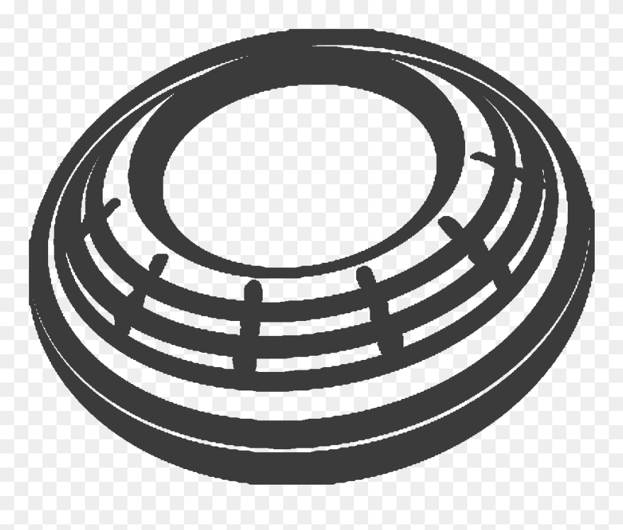 Flying Clay Pigeon Clipart - Circle - Png Download