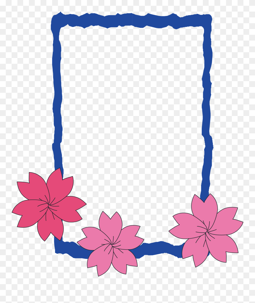 Japanese Border Designs Clip Art - Png Download