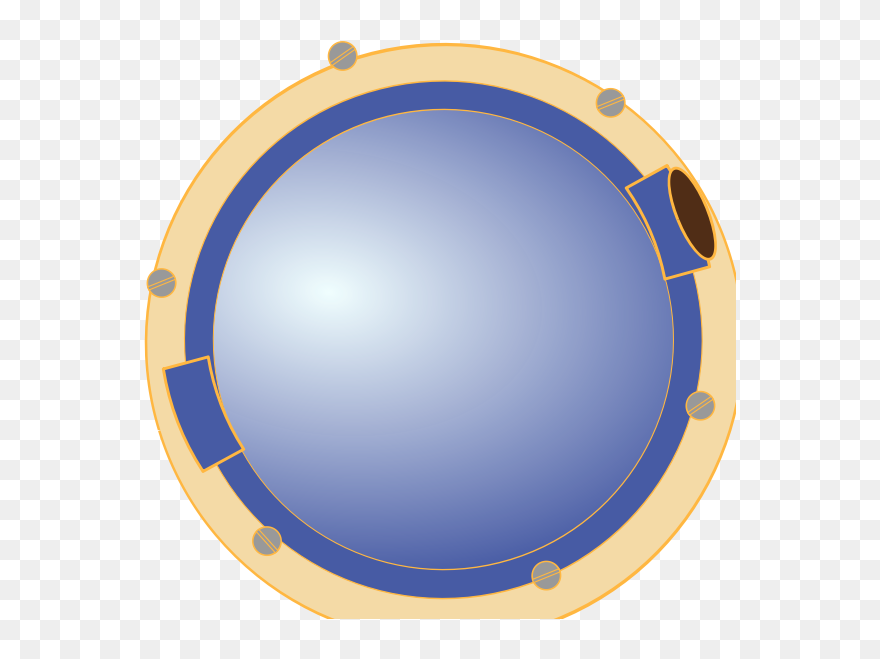 Ship Port Hole Vector Illustration - Porthole Window Clipart