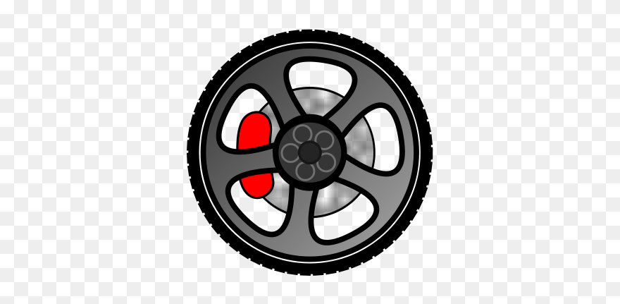 Cartoon Car Wheel Clipart