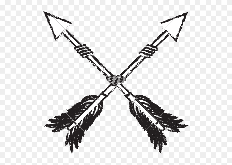 Rustic Arrow Png - Illustration Clipart