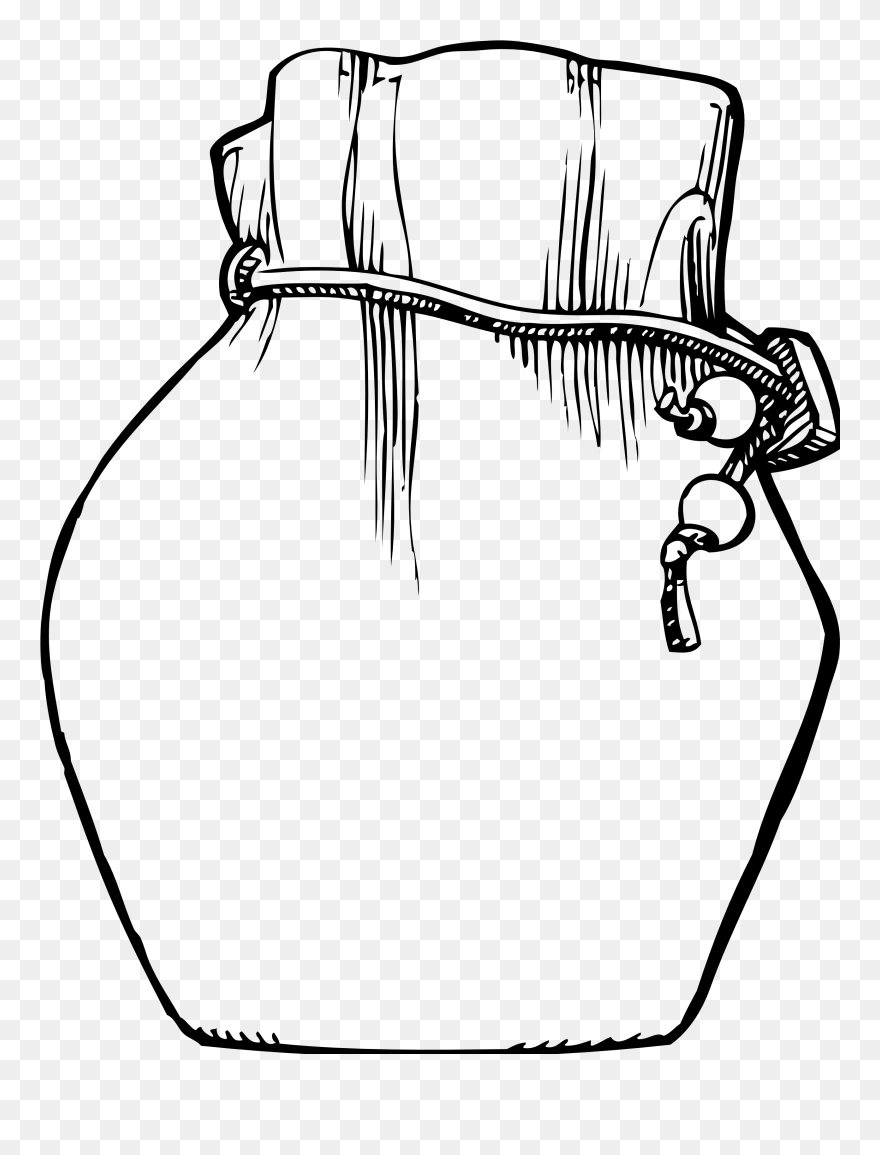 Pouch - Clipart - Pouch Black And White - Png Download