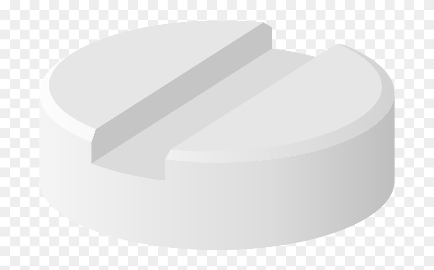 Pill - Circle White Pills Png Clipart