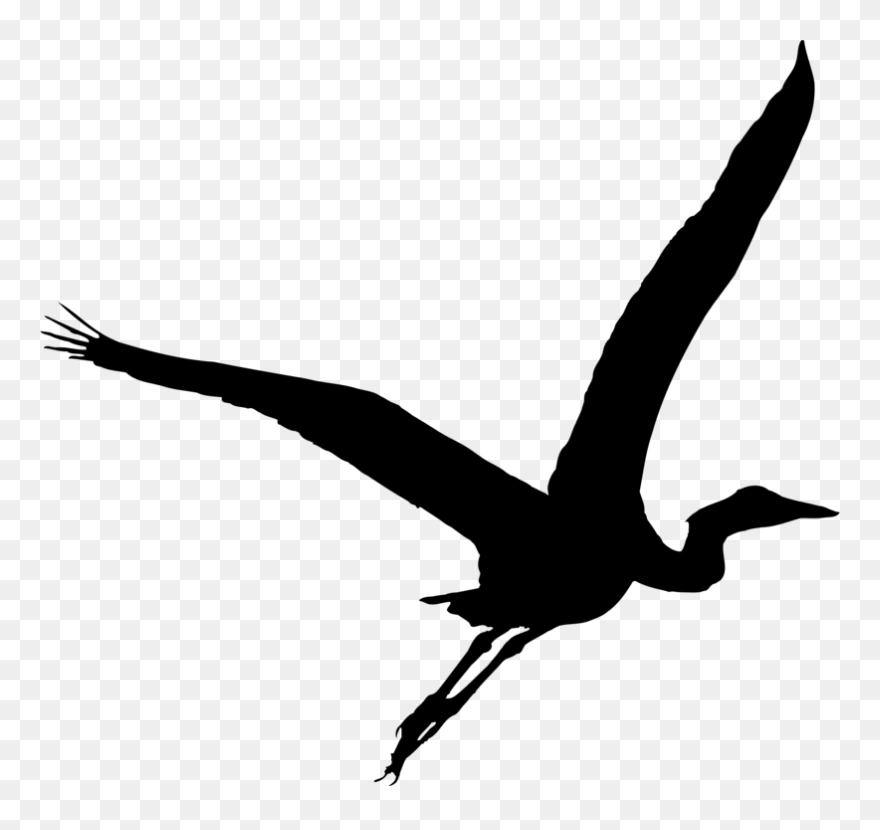 Like Bird - Heron Clipart - Png Download