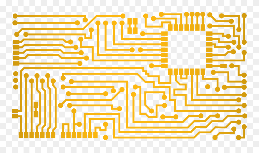 Circuit Diagram Printed Electric Circuit Board Png- - Transparent Circuit Board Png Clipart