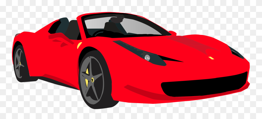 Ferrari Flag Clipart - Ferrari Clipart - Png Download
