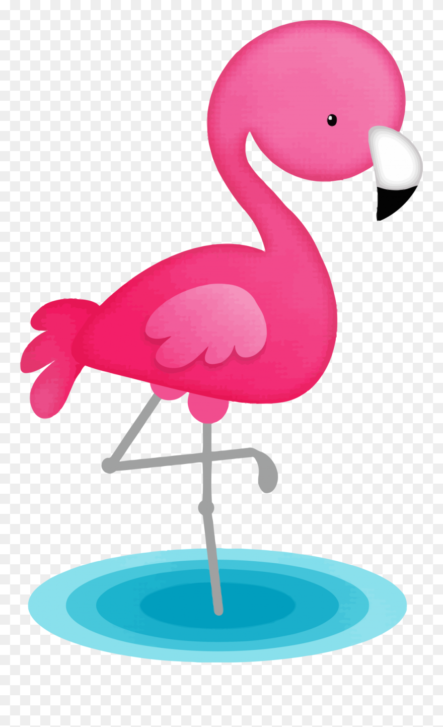 Cute Flamingo Clipart - Png Download