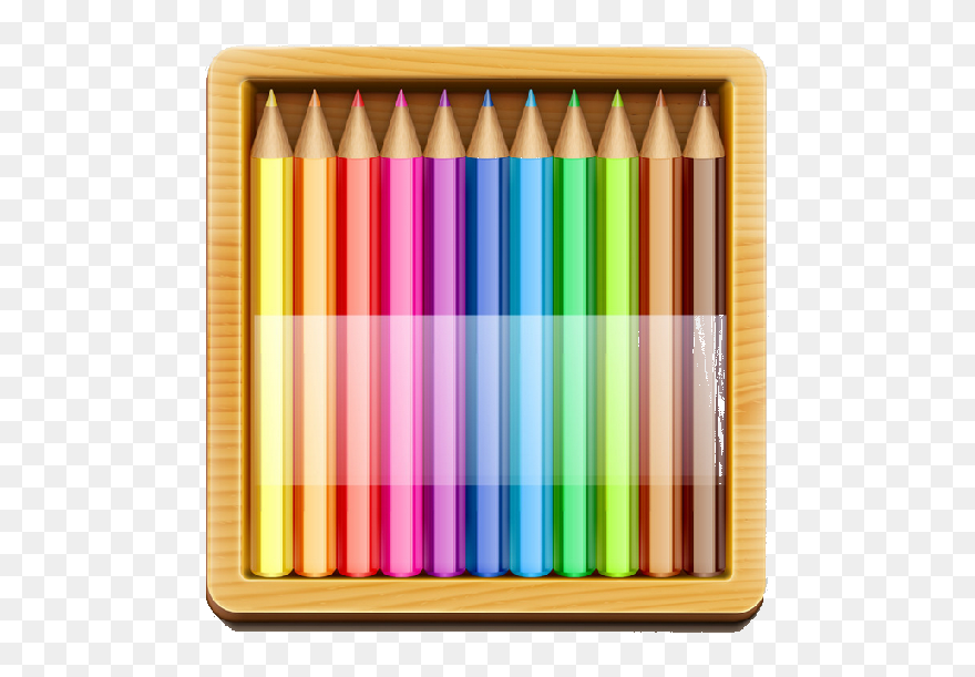 Crayons Stylos - Colored Pencil Clipart