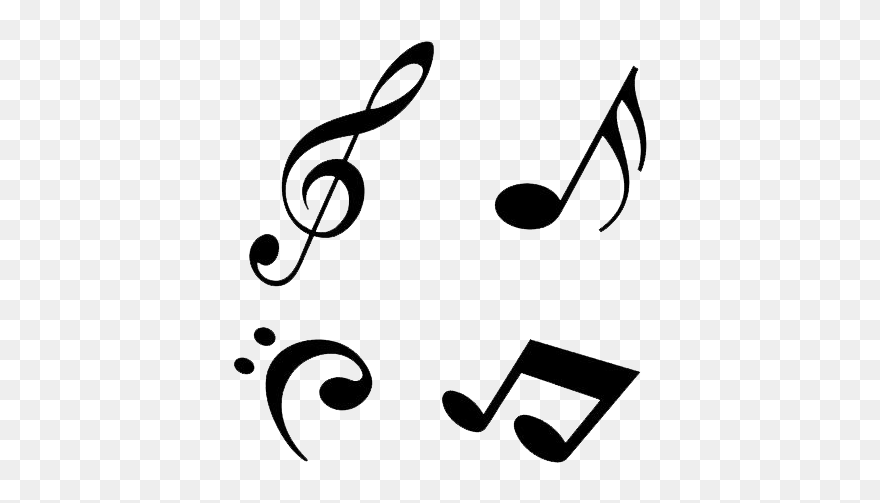 Musical Note Clip Art - Transparent Music Notes Clipart - Png Download