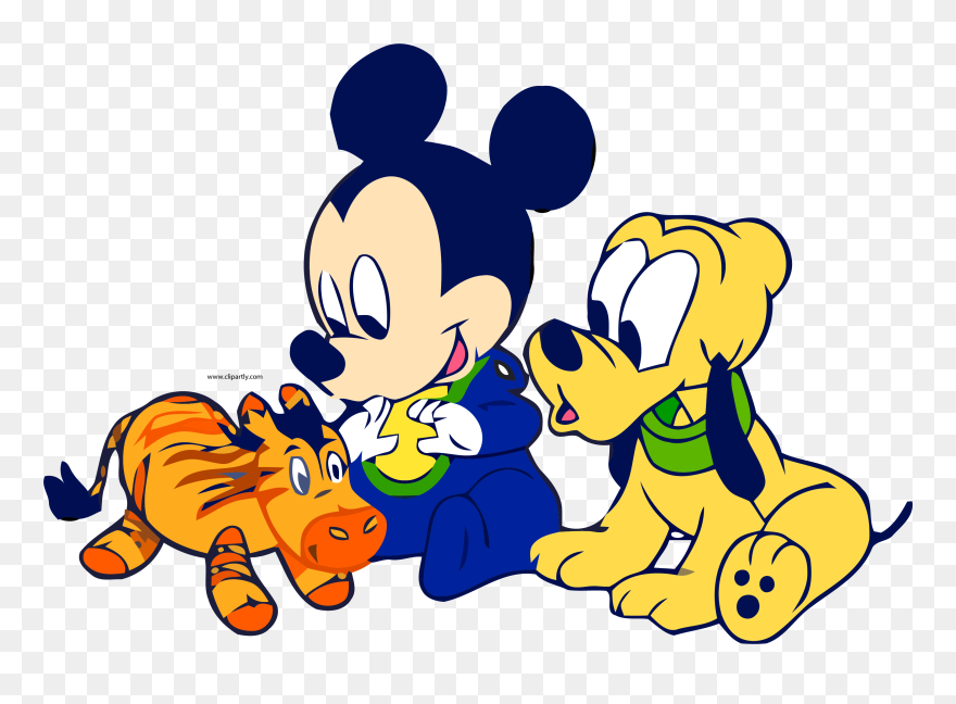 Baby Clipart Pluto - Baby Pluto The Dog - Png Download