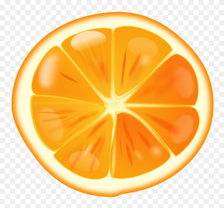 Orange Slice Clipart - Orange Slice Clip Art - Png Download