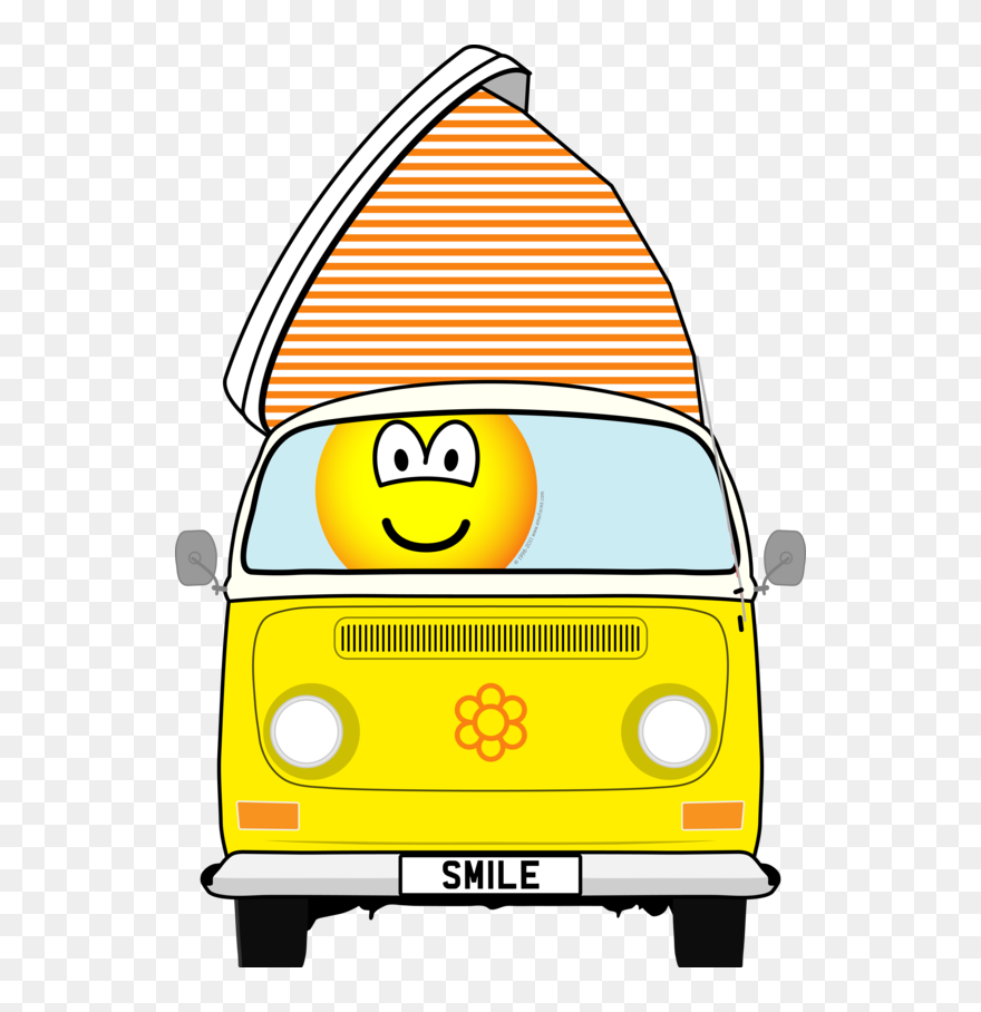 Campervan Emoticons Clipart
