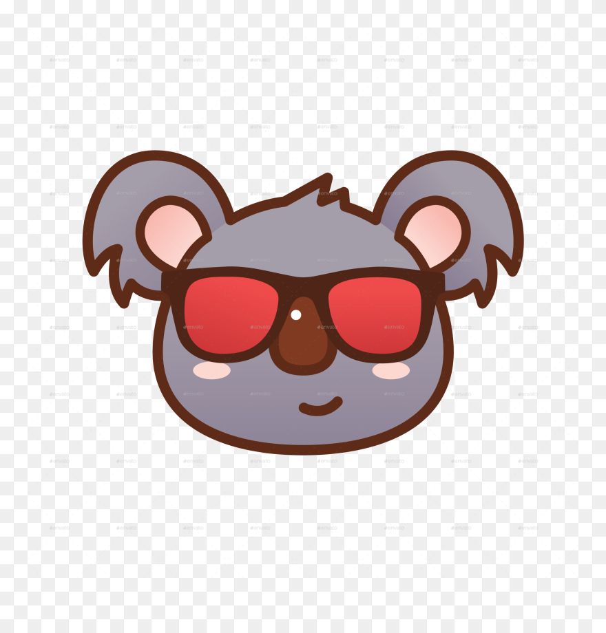 Koala Emoji Clipart